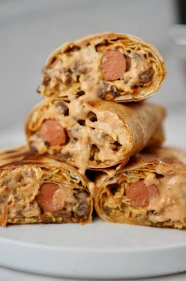 Mixed Shawarma with Single Sausage