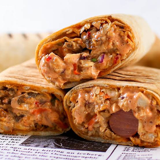 Beef Shawarma with Double Sausage