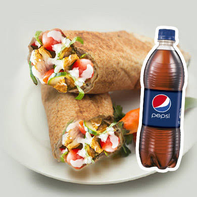 Mixed Shawarma Jumbo with Soft Drink